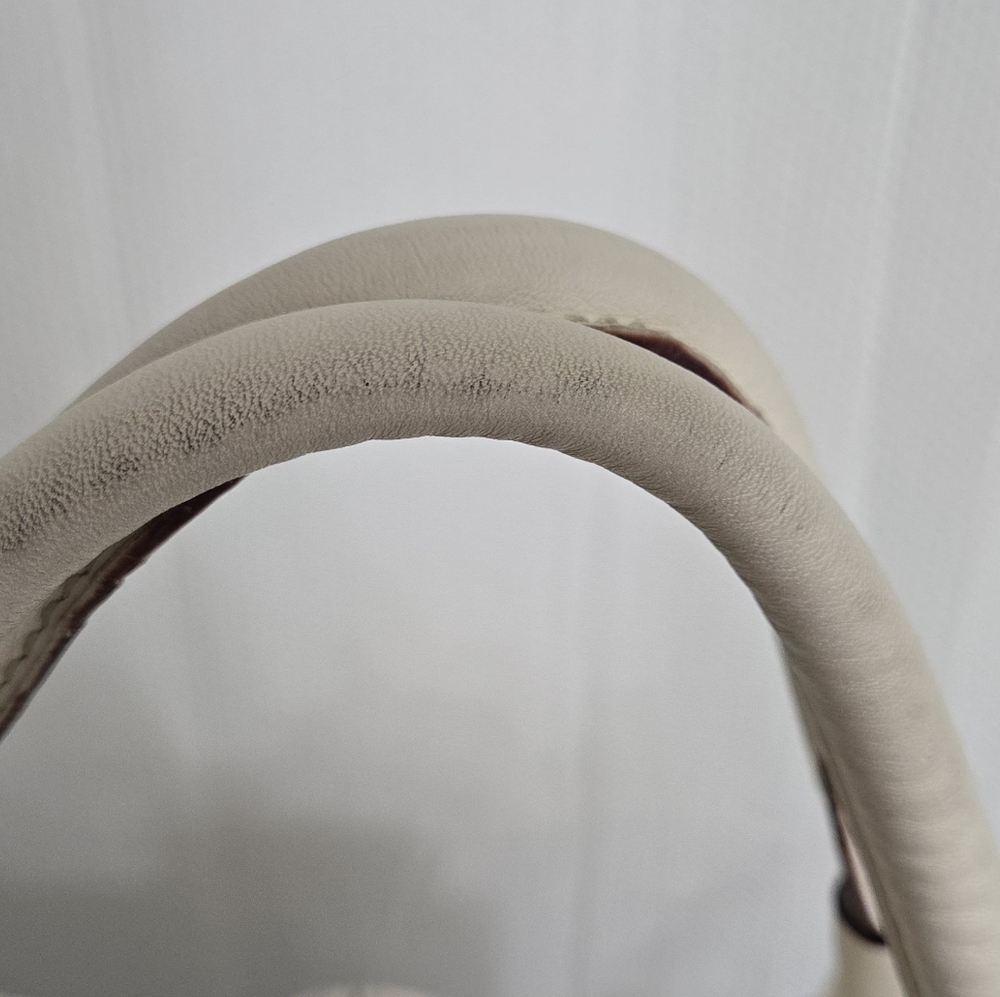 EUC RARE Kate Spade Greta Court Glitter Ina Satchel In Cream - Picture 3 of 12